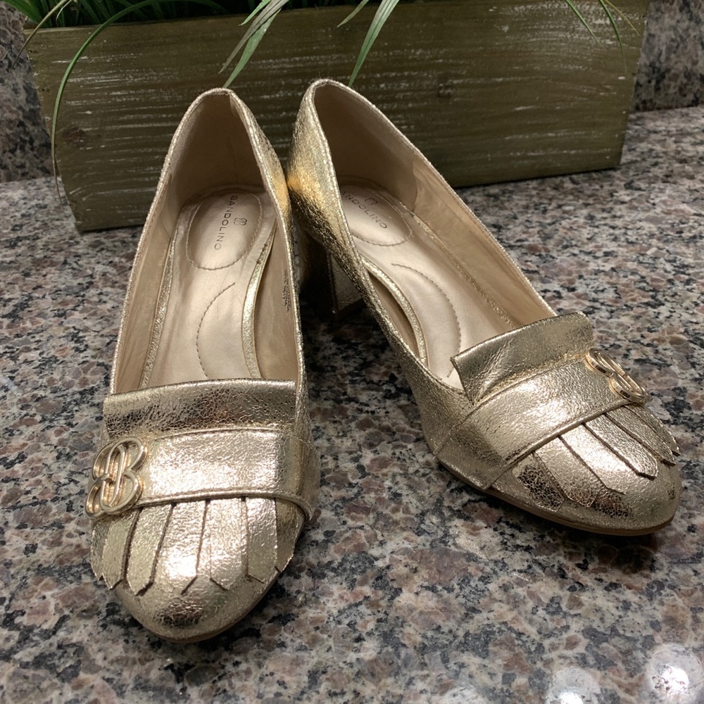 Bandolino Gold Heels